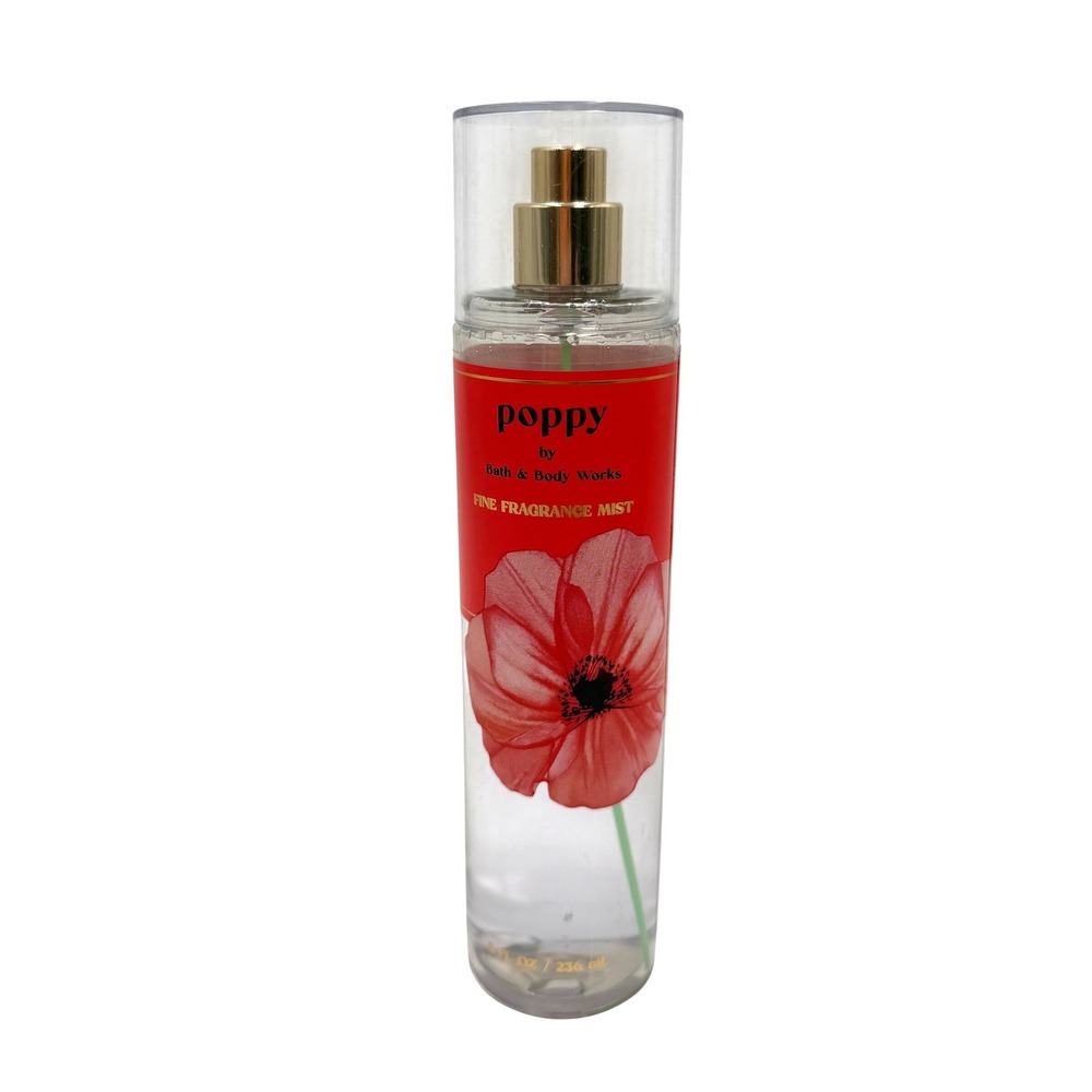 Bath & Body Works Poppy Fine Fragrance Mist 8 fl oz Floral Fruity Body Spray